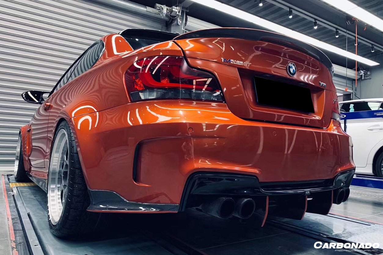 2008-2013 BMW E82 1M Series RZ Style Carbon Fiber Trunk Spoiler